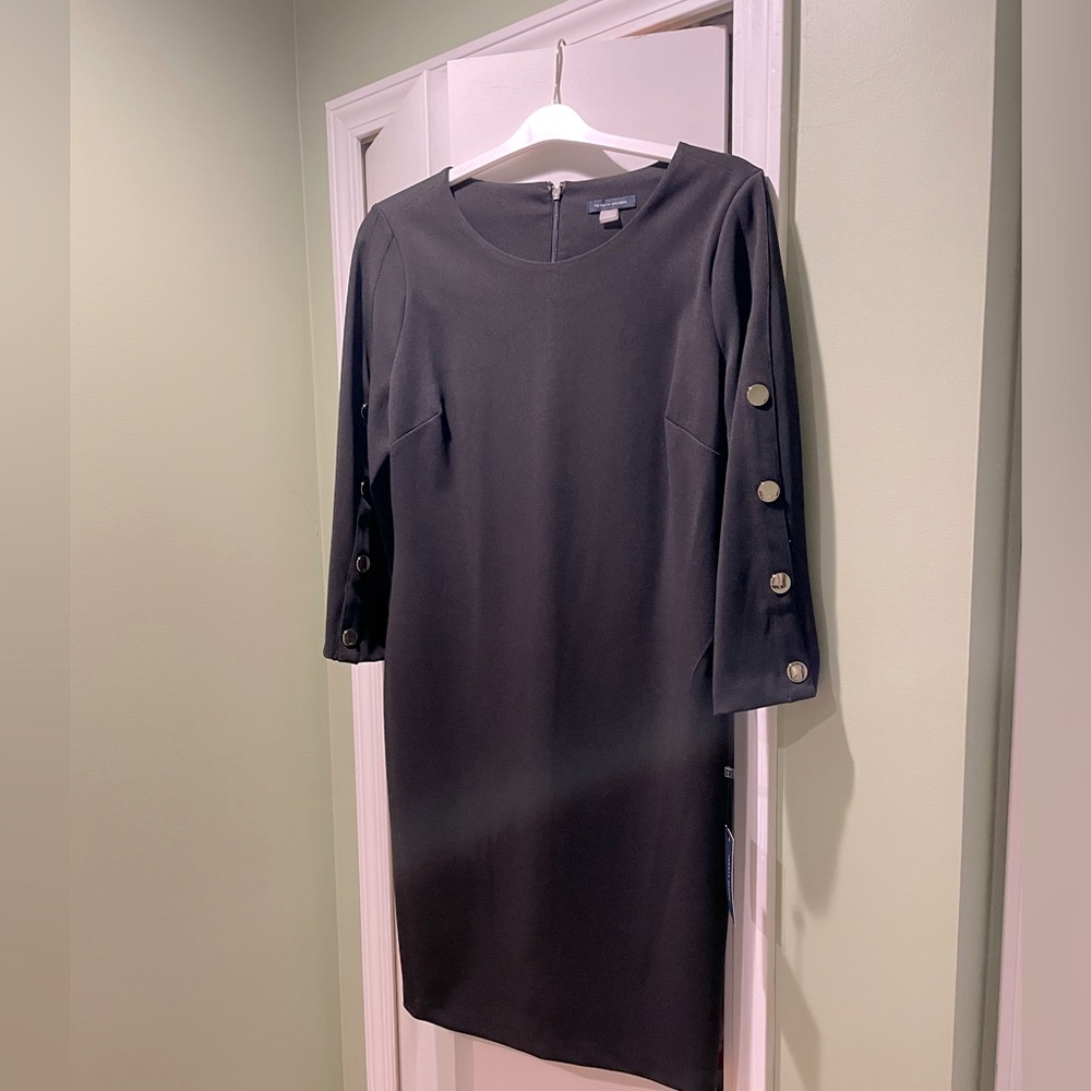 Tommy Hilfiger black sheath dress. Size 12 NWT